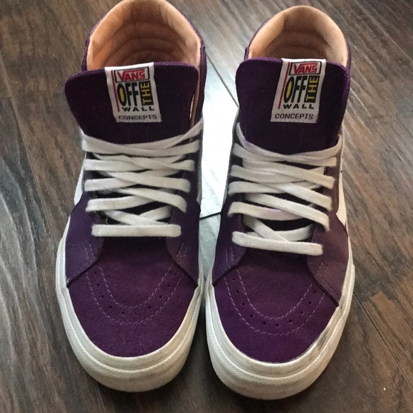 Vans X Concepts Sk8-Hi Purple Size Men’s 6.5 - Picture 3 of 6